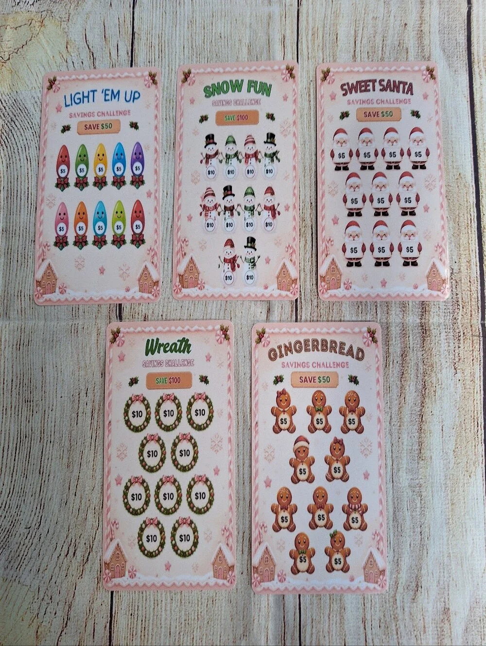 Christmas Savings Challenge Binder Bundle